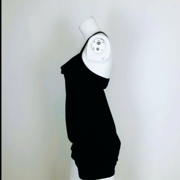 Lululemon C.Y.B Tank Black Layered Top Yoga Cowl - Picture 3 of 4